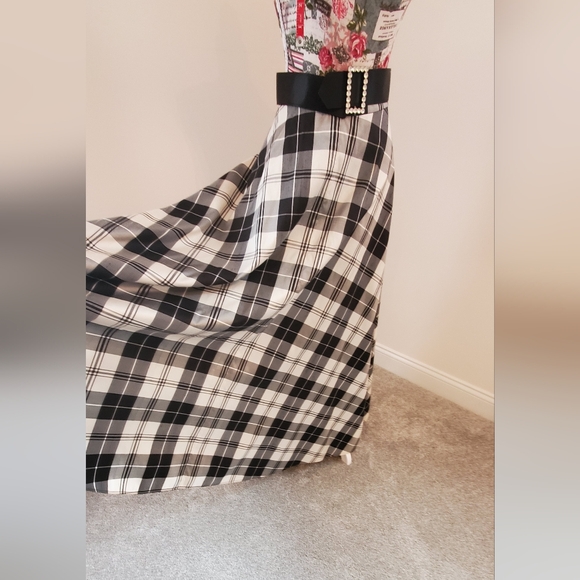 Silk Taffetta Holiday Long Skirt Talbots - Picture 6 of 8